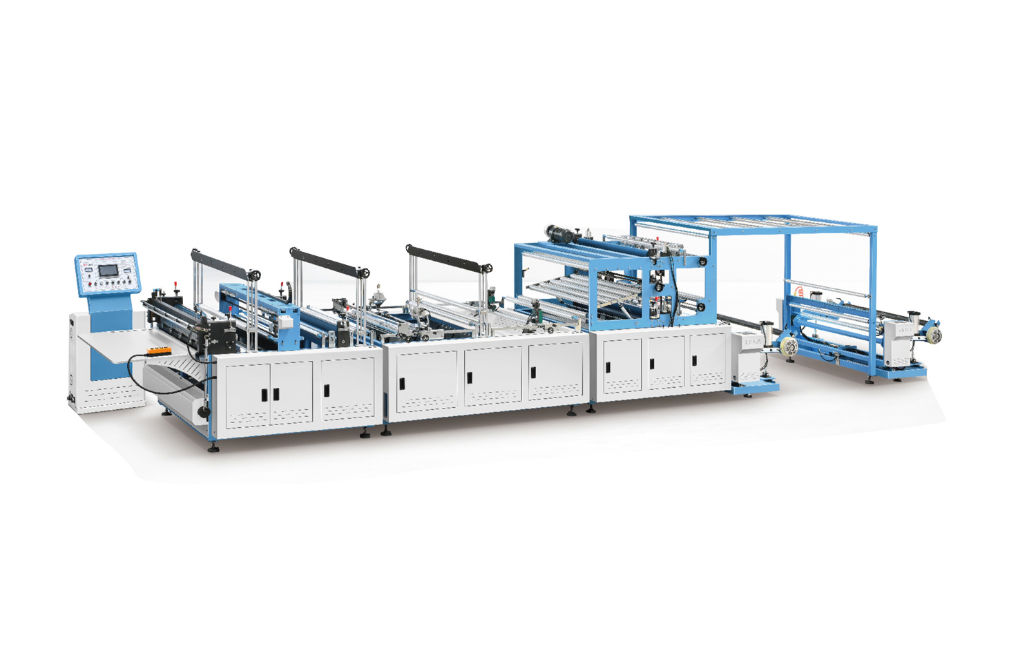 ZXL-1300雙放料無紡布制袋機(香蕉套袋、衛(wèi)浴潔具套袋、沙發(fā)套袋)